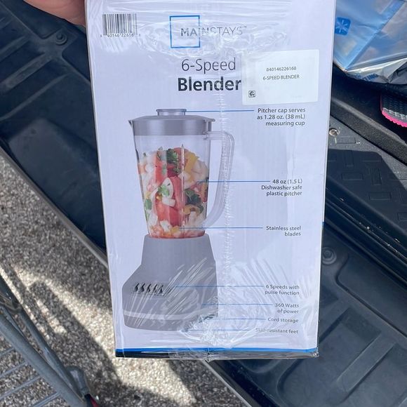 🆕 6 Speed Brand New Blender- sealed in plastic - Picture 3 of 5